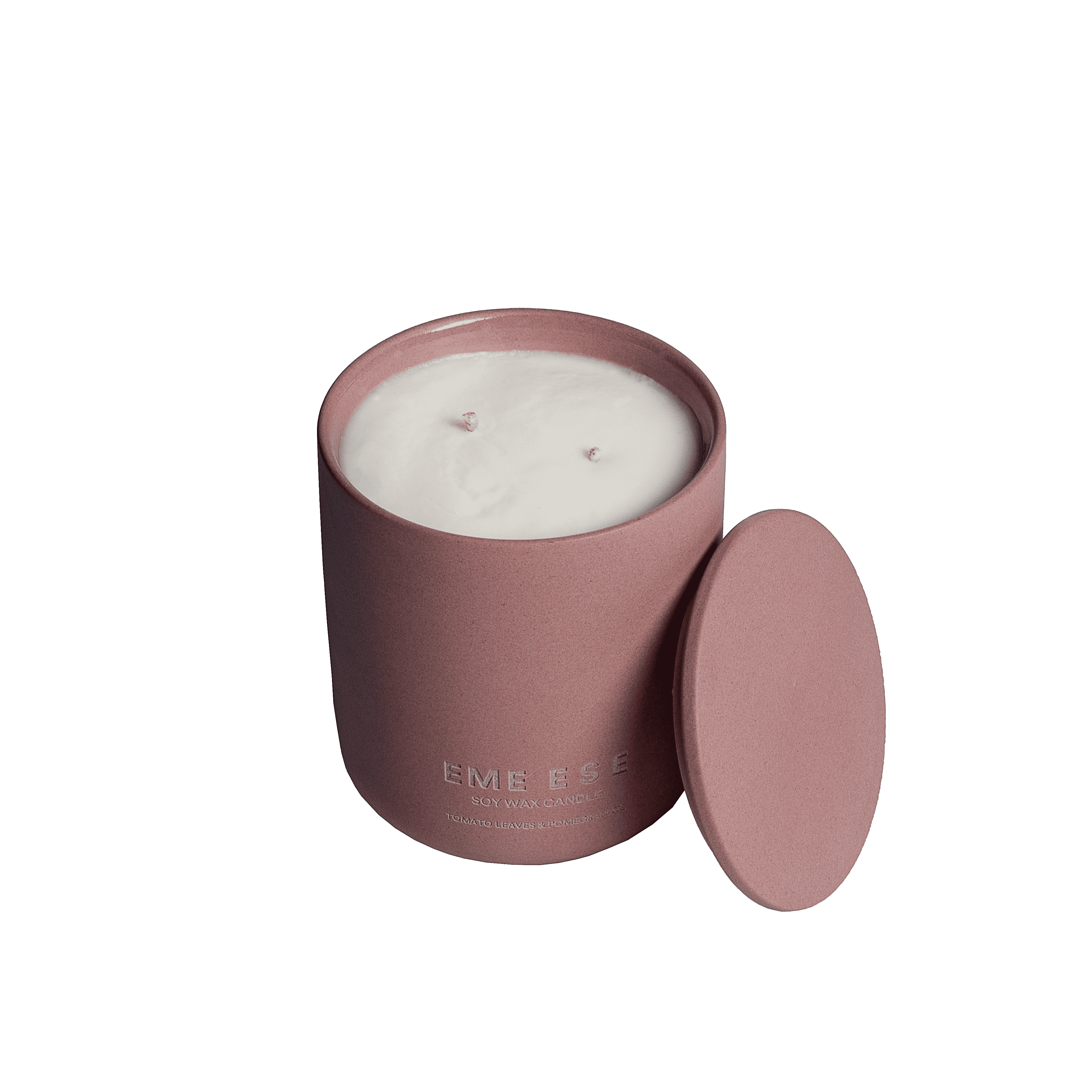 Tomato Leaves & Pomegranate Soy Wax Candle - 375ml