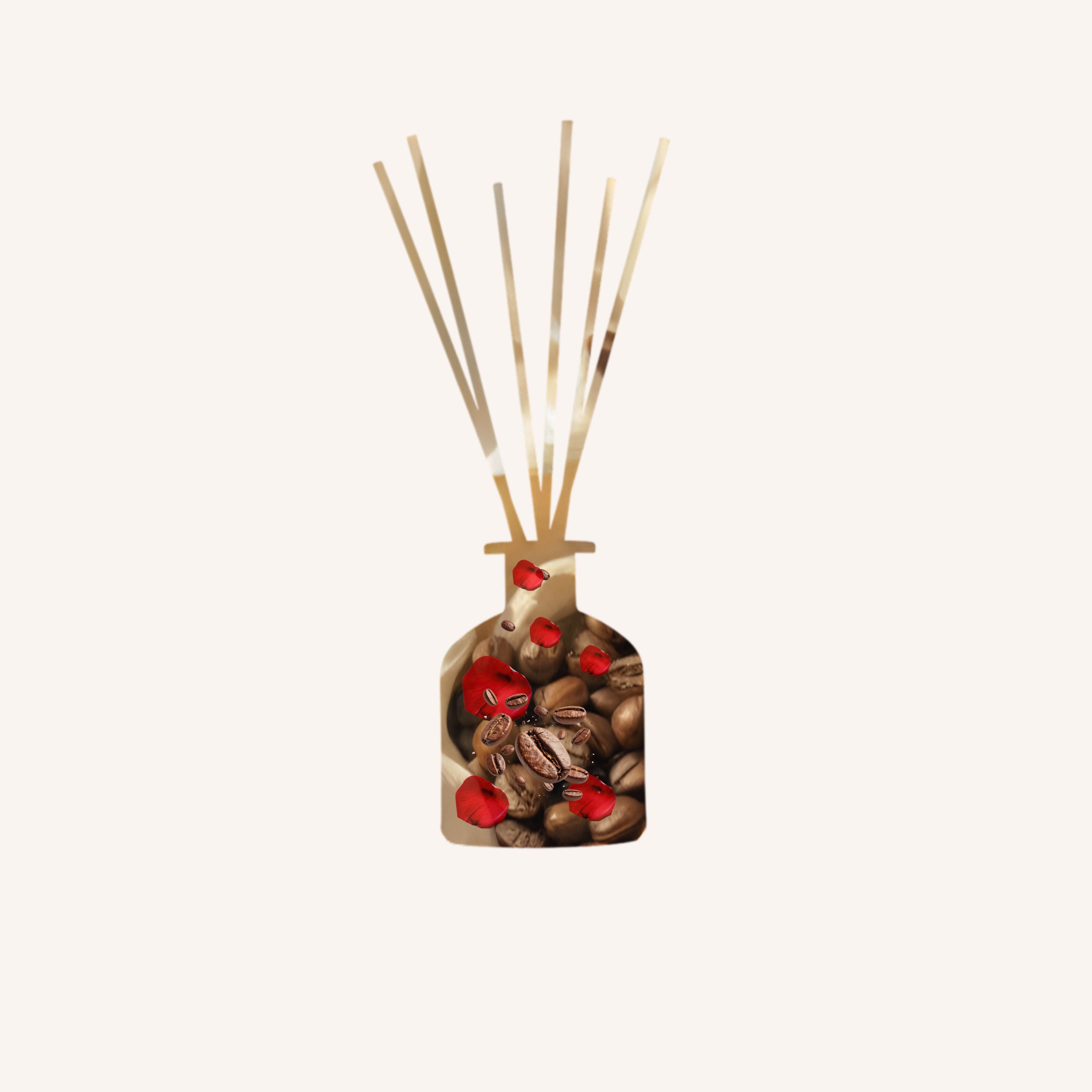 Rose & Coffee Bean Reed Diffuser - 200ml
