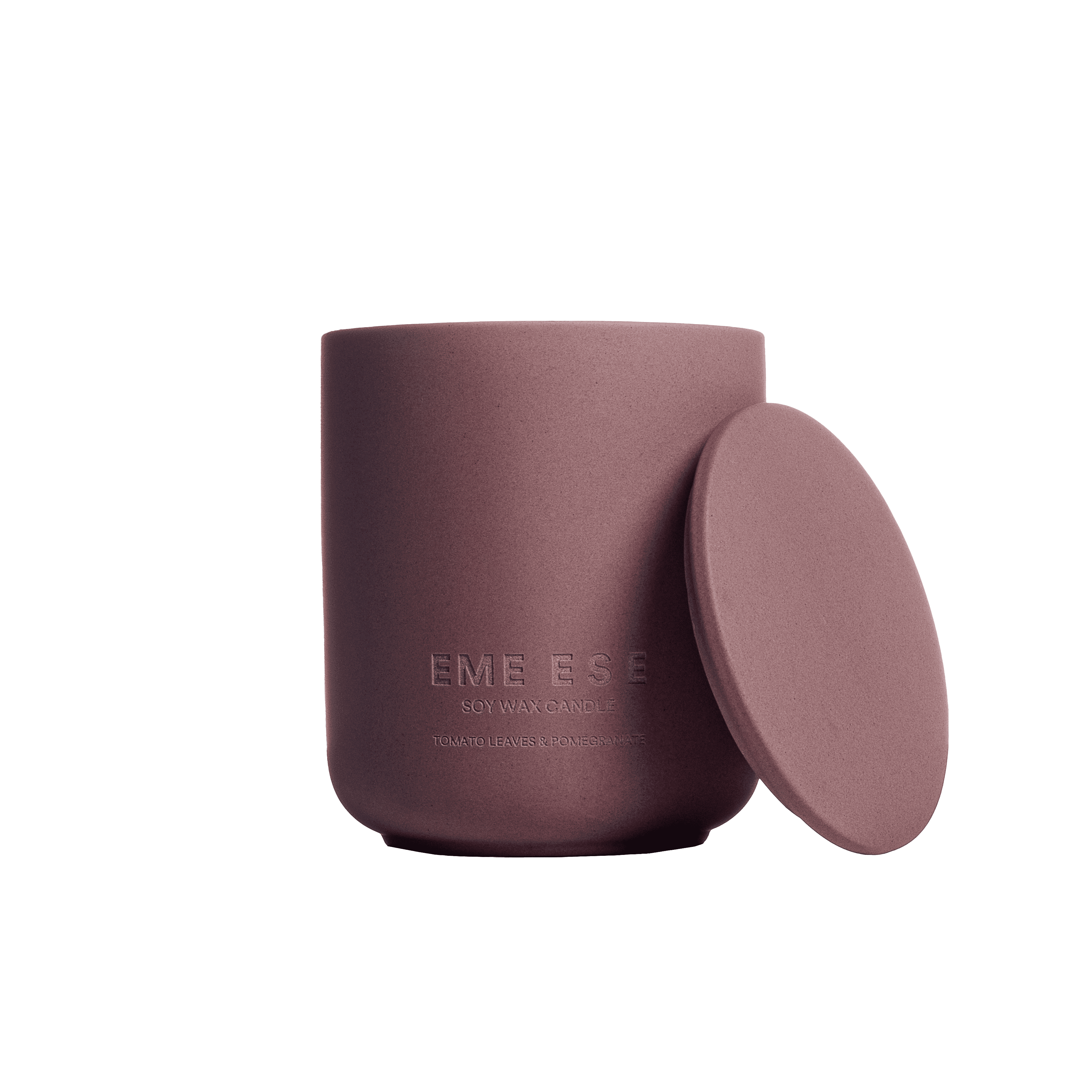 Tomato Leaves & Pomegranate Soy Wax Candle - 375ml